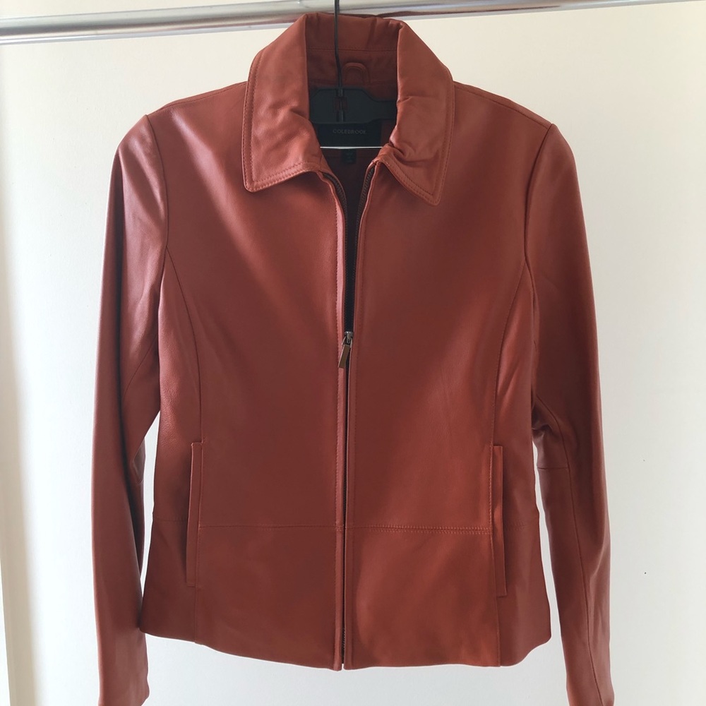 Colebrook Brown Leather Jacket